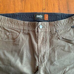 Howler Brothers Men's Straight Frontside 5-Pocket Pants - Green 32x32